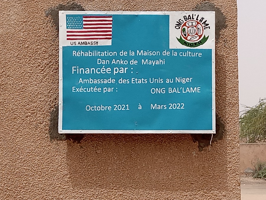 Réhabilitation de la Maison de la Culture DAN ANKO de Mayahi